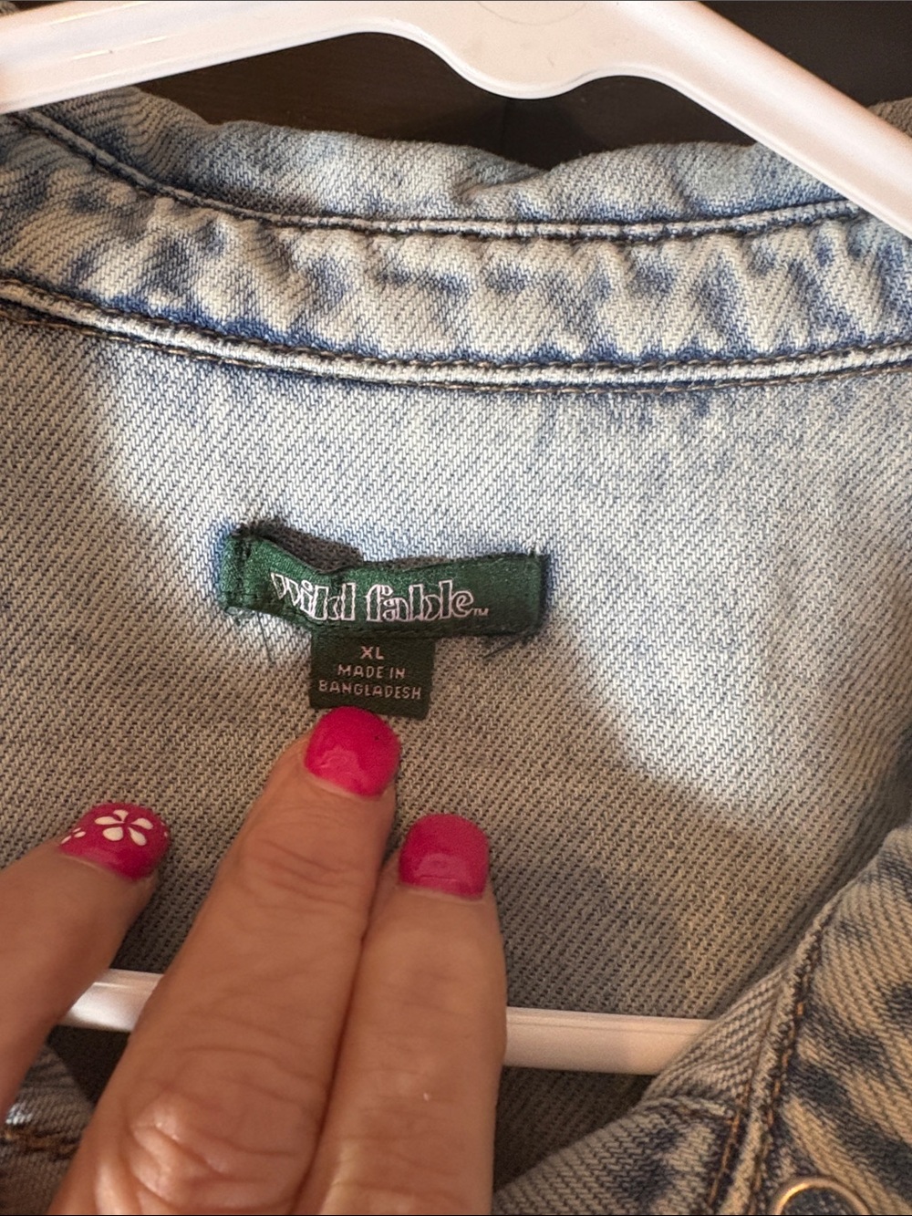 wild fable Light Blue Denim Button-Up Shacket - Picture 2 of 6